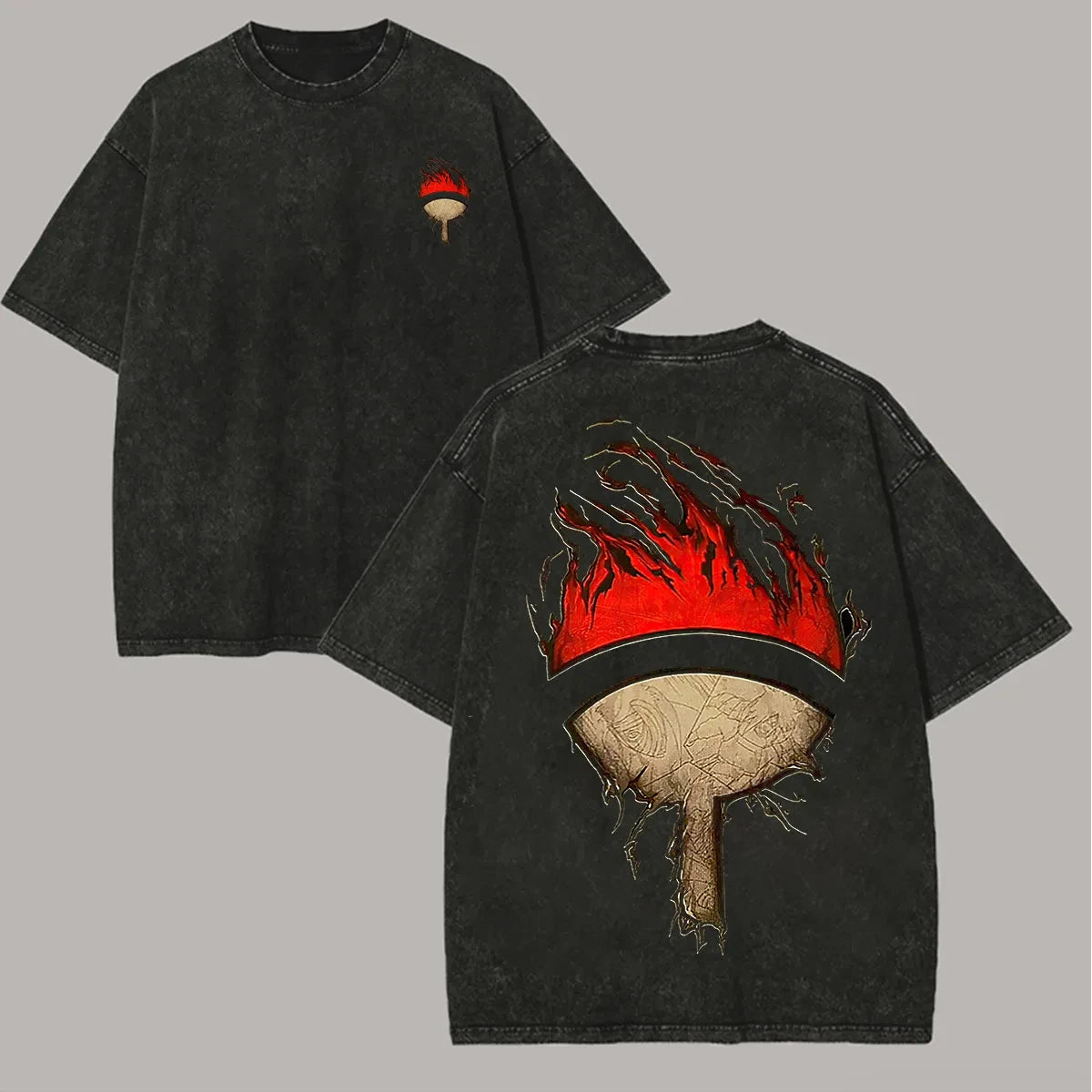 Naruto Uchiha Clan Vintage Tee