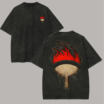 Naruto Uchiha Clan Vintage Tee