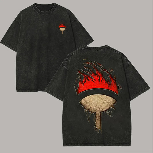 Naruto Uchiha Clan Vintage Tee