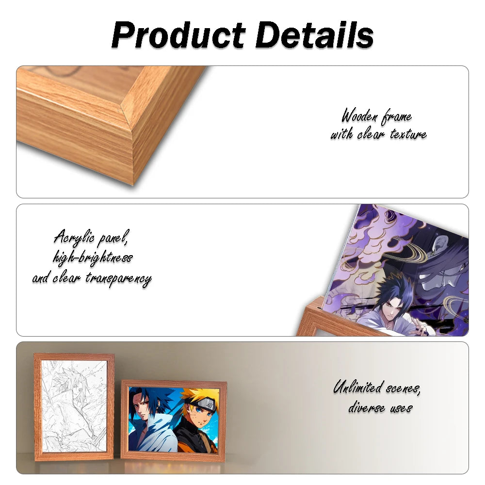 Naruto Sasuke LED Lamp
