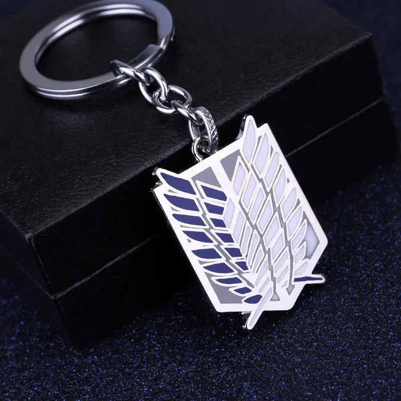 Anime Attack ON Titan Pendant Decoration Keychain for Women Men Cosplay Jewelry Accessories Gift