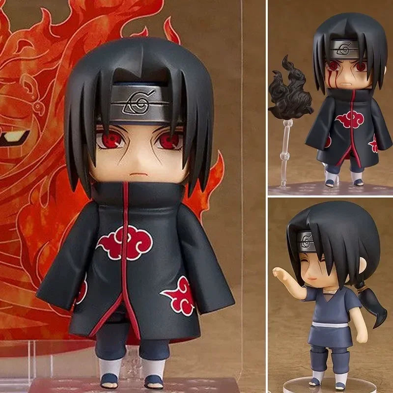 Nendoroid 820 Uchiha Itachi 1481 Deidara Chibi Action Figure Naruto Shippuden Akatsuki Figures Set Anime Model Ornament Toy Gift