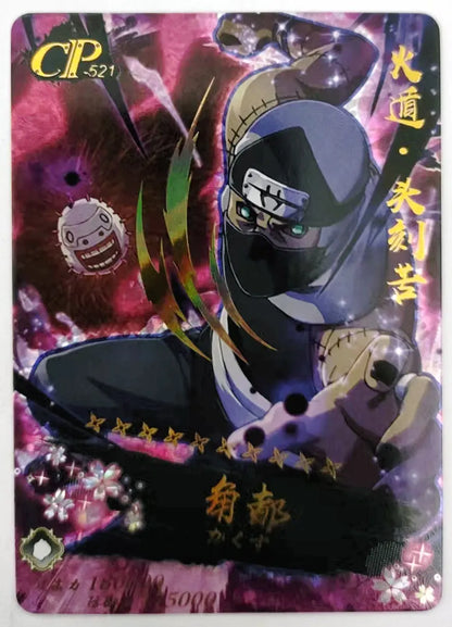 Anime NARUTO Rare Itachi Hoshigaki Kisame Nagato Sarutobi Asuma Kakuzu Sasuke Kakashi Game CP Collectible Card Birthday Toy Gift