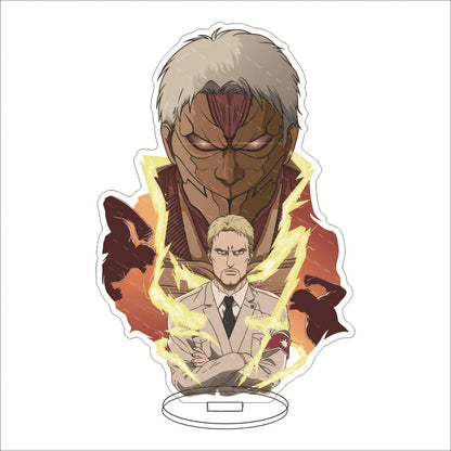 16CM Anime Figure ‌Attack on Titan Eren Jaeger Mikasa Ackerman Armin Arlert Levi Ackerman Cos Acrylic Stand Ornaments Gifts
