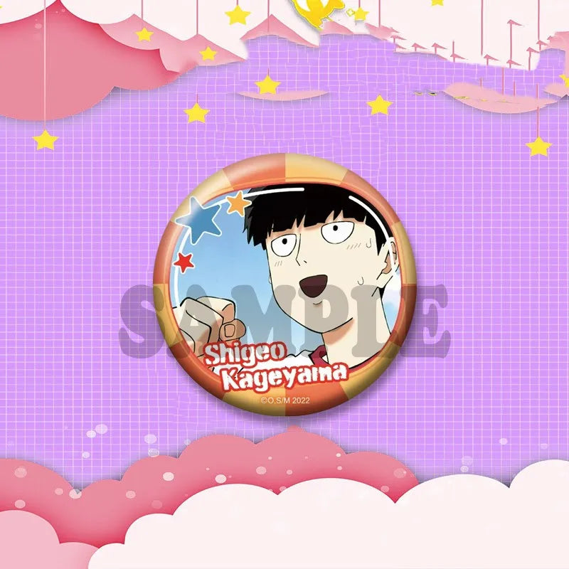 Mob Psycho 100 Character Lapel Pin