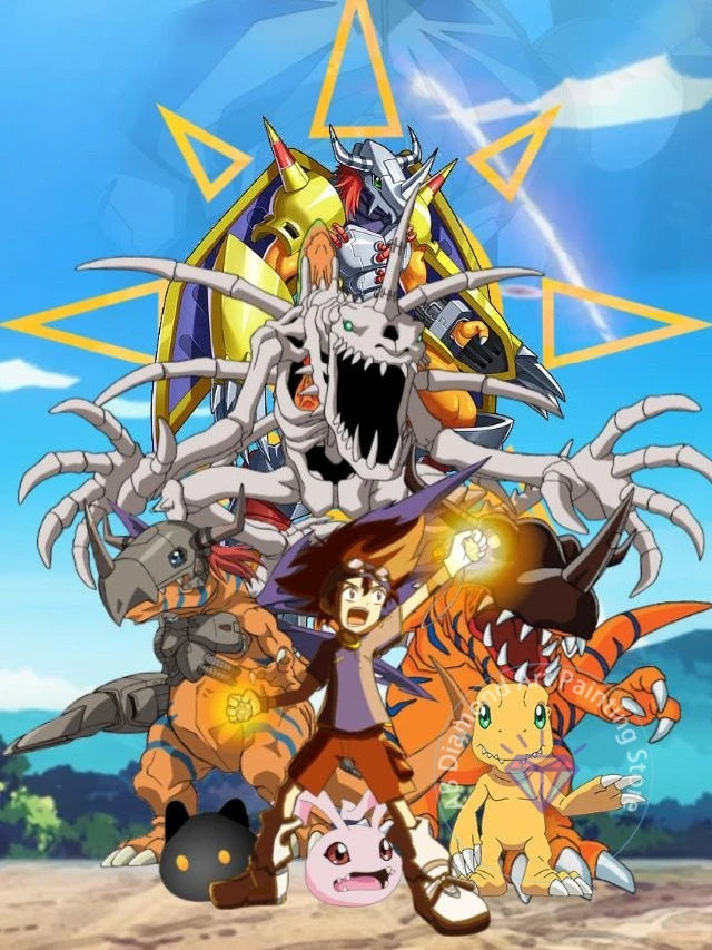 Digimon Agumon Diamond Painting
