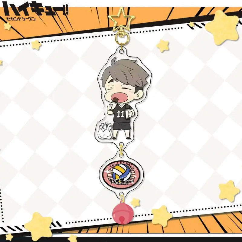 Haikyuu Volleyball Acrylic Keychain