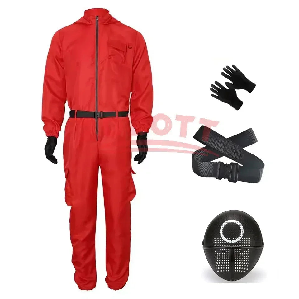 Red Calamari Jumpsuit