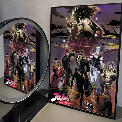 JoJo’s Bizarre Adventure Retro Canvas