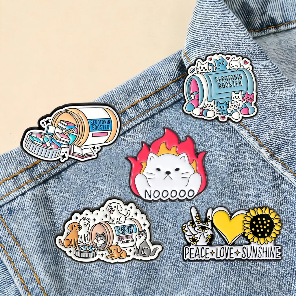 Animal Cartoon Enamel Pin