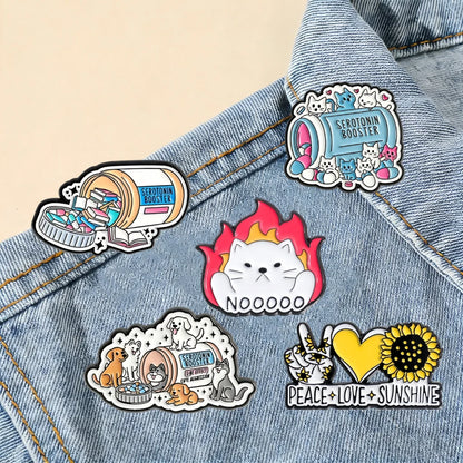 Animal Cartoon Enamel Pin