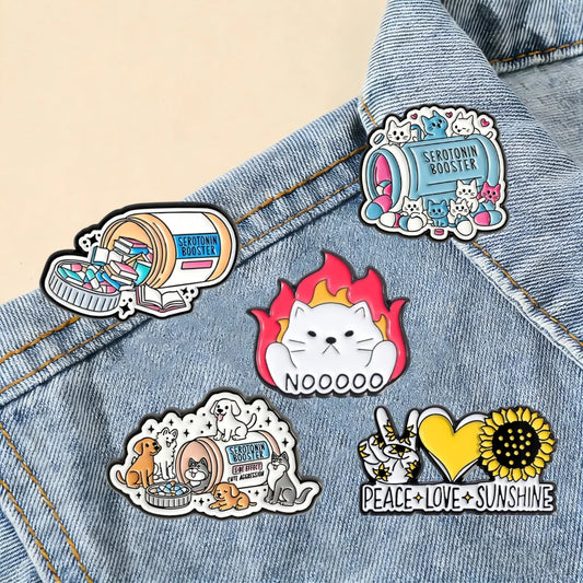 Animal Cartoon Enamel Pin