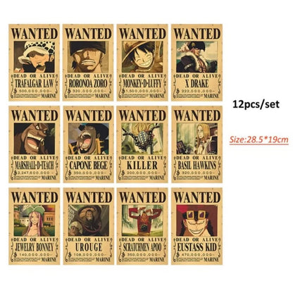 One Piece Luffy Wanted Poster