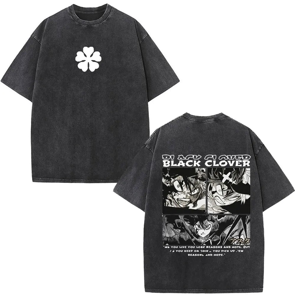 Black Clover Yami Sukehiro Washed T Shirt