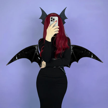 Succubus Purple Bat Wings