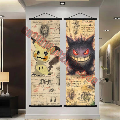 Pokemon Gengar Canvas Poster