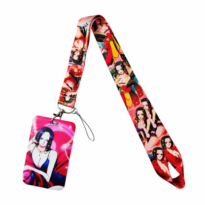 Anime Cartoon Credential Holder Lanyard