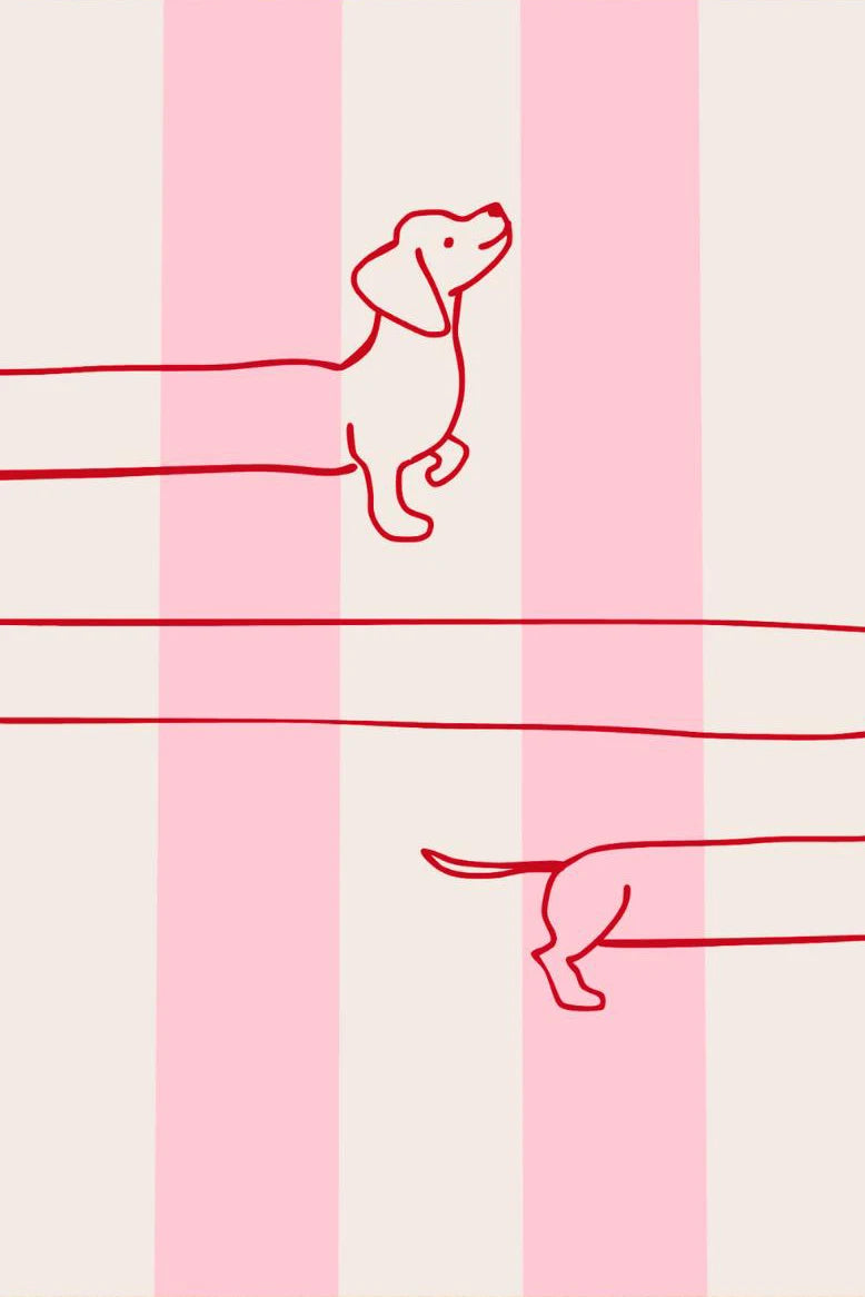 Dachshund Minimalist Wall Art