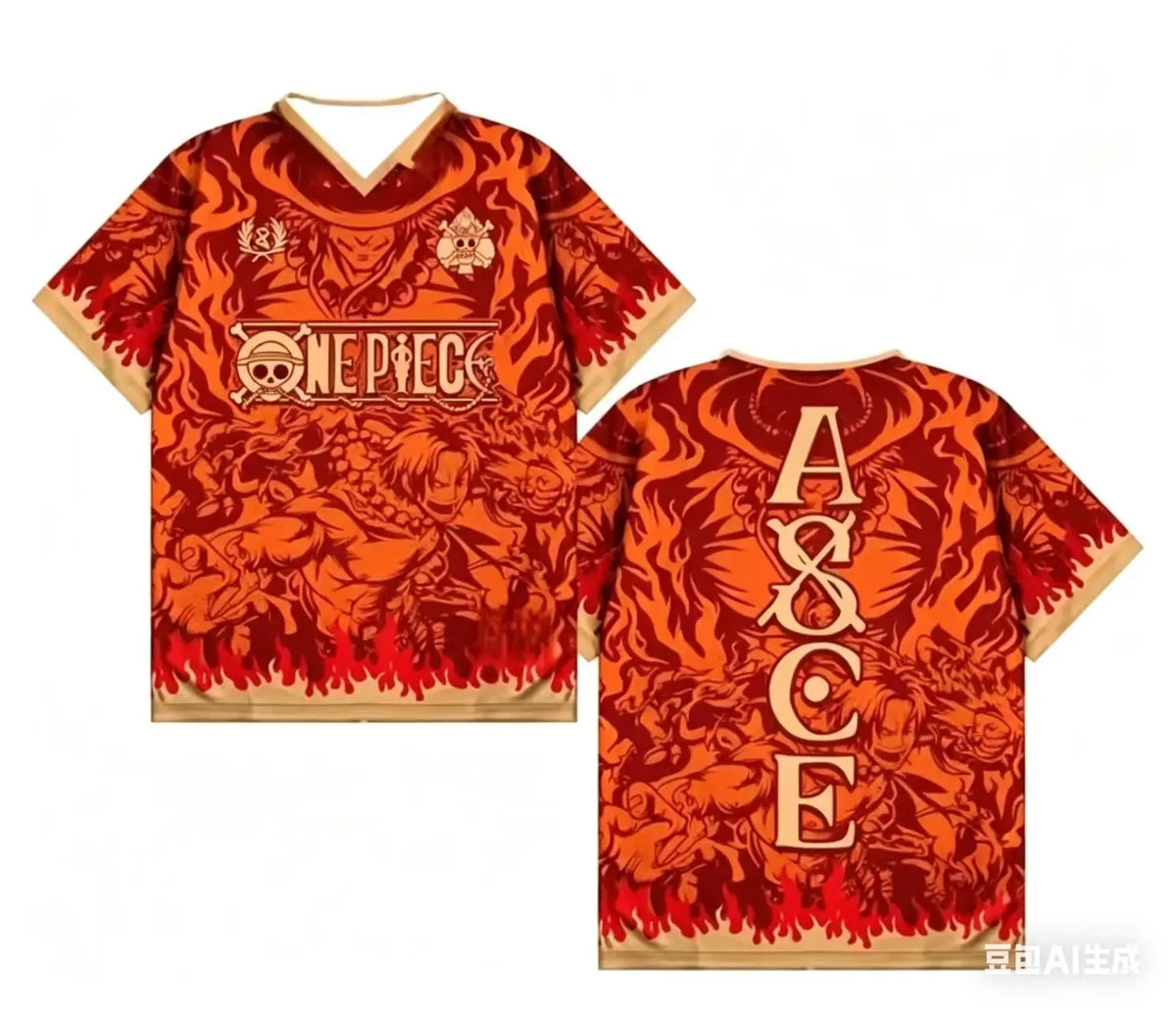 One Piece Luffy Baseball Jersey