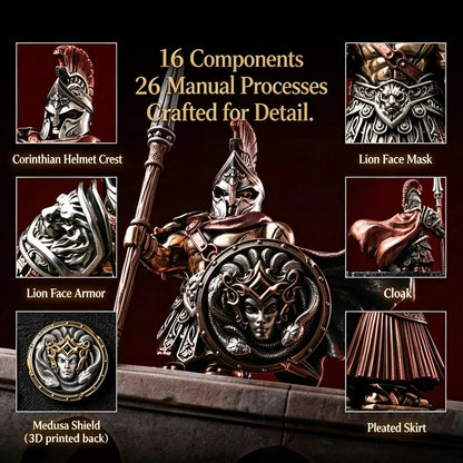 Original Logo 2026 Strong Magnetic Detachable Assembly Spartan Warrior Figure Collectible Desktop Ornament Office Decoration