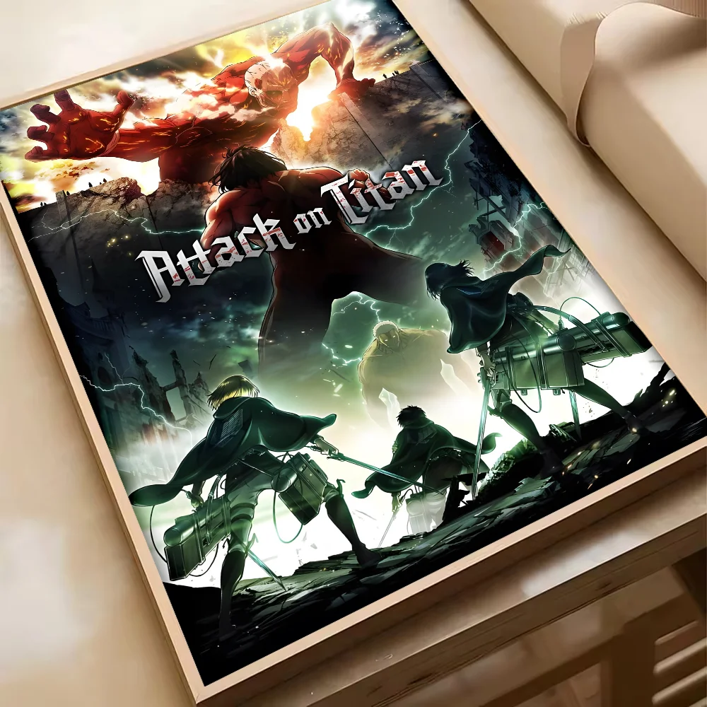 Attack On Titan Levil Ackerman Anime Poster HD Art Sticky Wall Waterproof Home Living Room Bedroom Bar Aesthetic Decoration