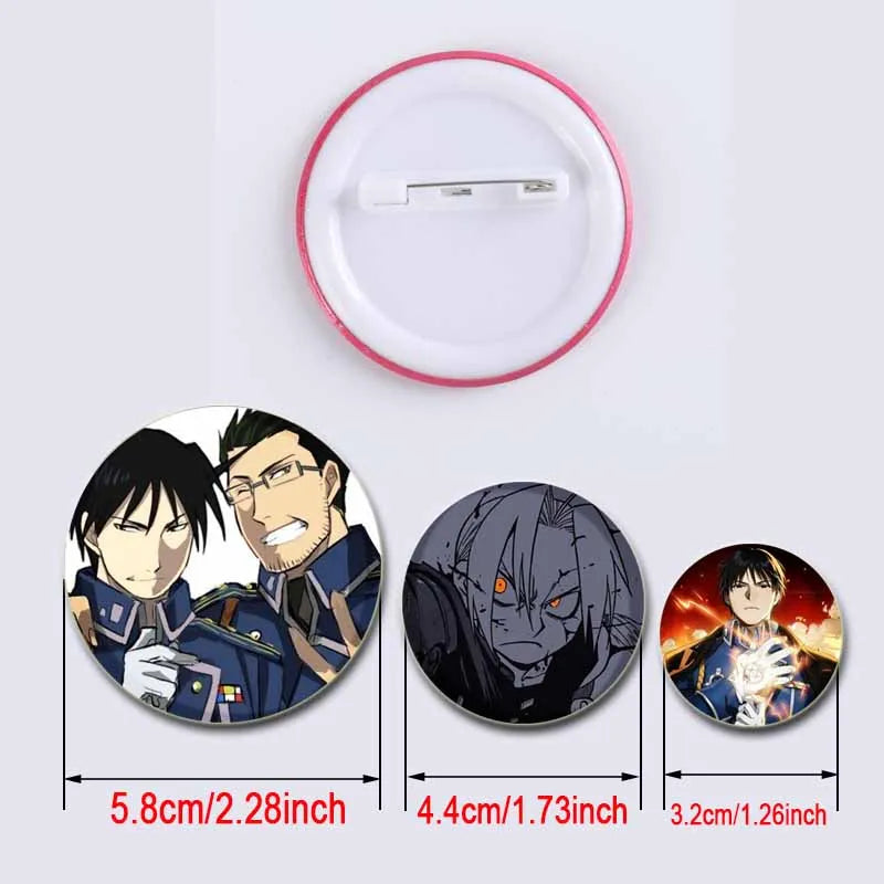 Fullmetal Alchemist Enamel Brooch – Handmade Pin