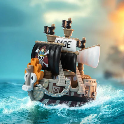 POPMART ONE PIECE THE GRAND LINE SERIES VEHICLES Blind Box Guess Bag Toys Doll Cute Anime Figure Desktop Ornaments Collection