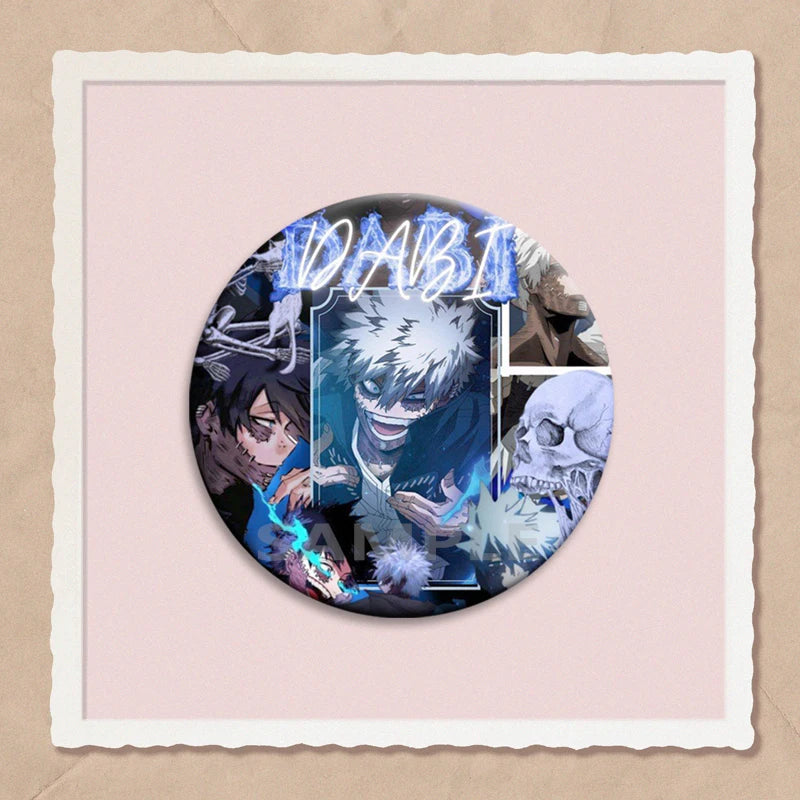 My Hero Academia Dabi Button Pin