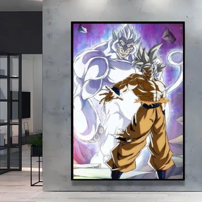 Classic Anime Canvas Printing Posters Dragon Ball Goku Vegeta HD Prints kids Gifts Aesthetic Poster Room wall Decor Pictures