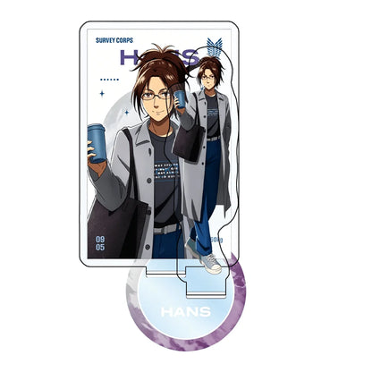 Attack on Titan Eren Yeager Levi Ackerman 15cm Acrylic Stand Keychain Anime Figure Desk Decor Collectible Gift
