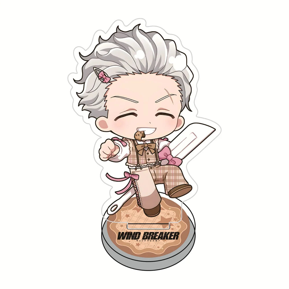WIND BREAKER Brown Safari Acrylic Stand