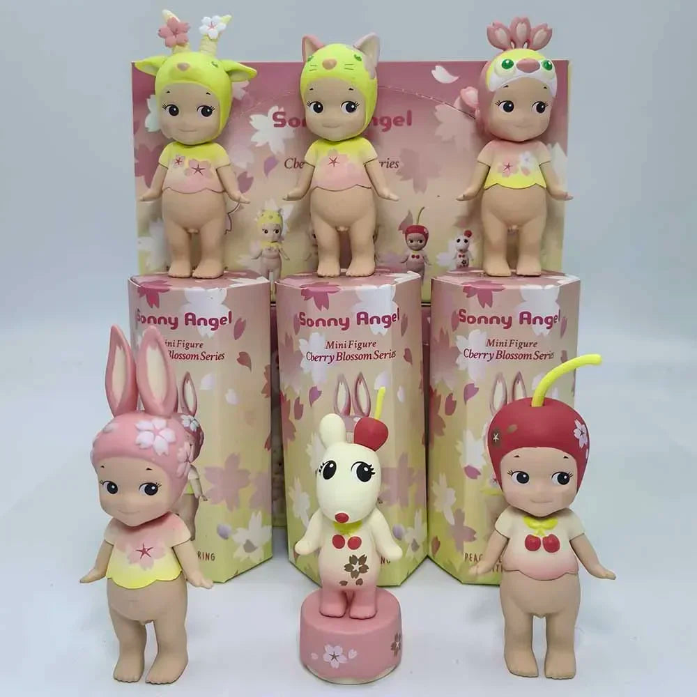 Mini Sonny Blind Box Cherry Blossom Spring Series Mini Anime Figures Ornaments Christmas Birthday Gift