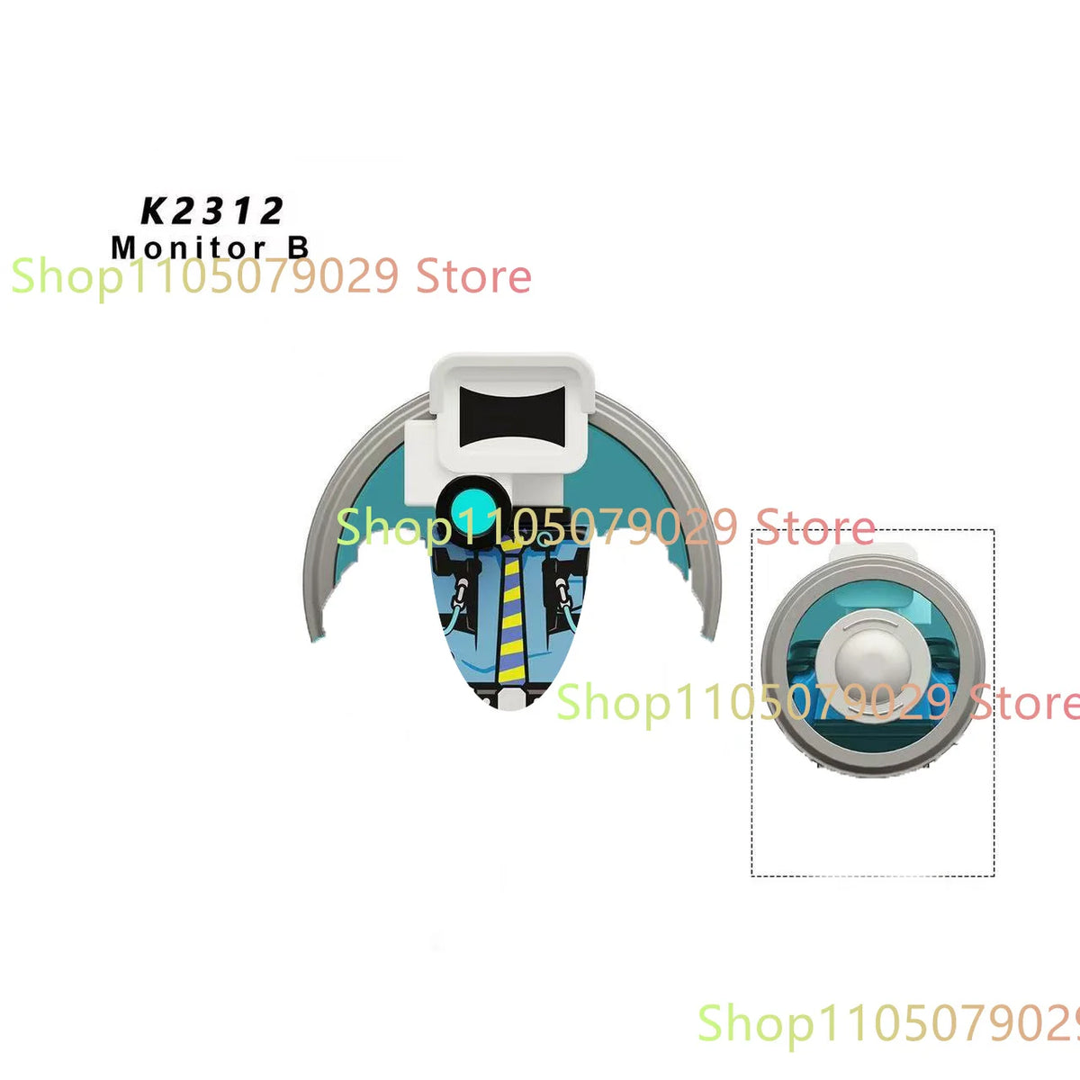 New KDL DJ Upgrade War-Damaged Skibidi Toilet Man Figures Anime Block Toys TvMan Titan Bricks Model Toy For Kid Birthday Gift