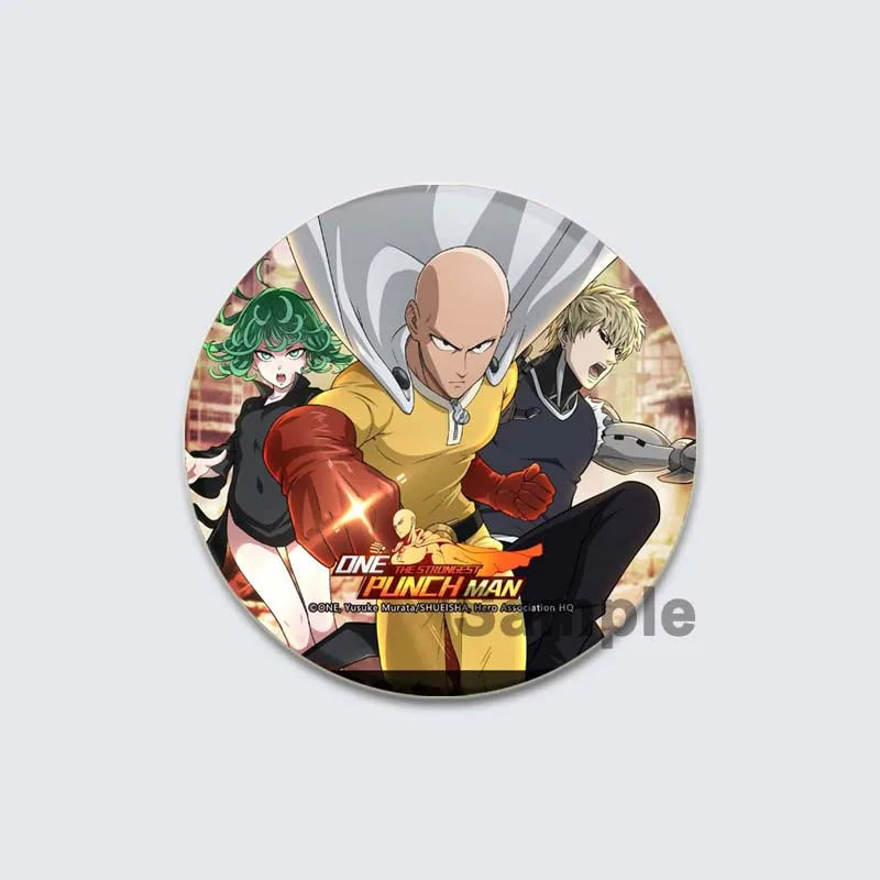 One Punch Man Saitama Lapel Pin