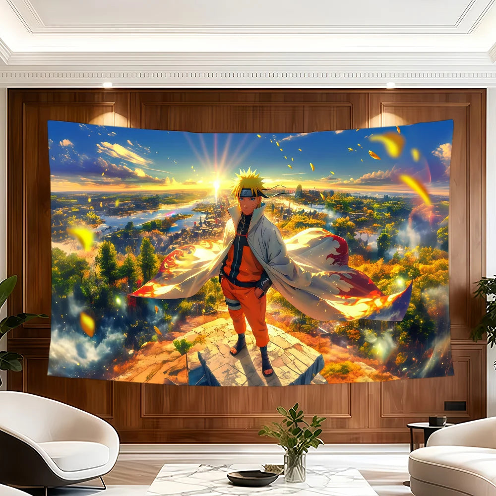 N-NARUTO Naruto Uzumaki-N flag Decorative Banners Suitable For Outdoor Camping Family Parties And Garden Walls Gift