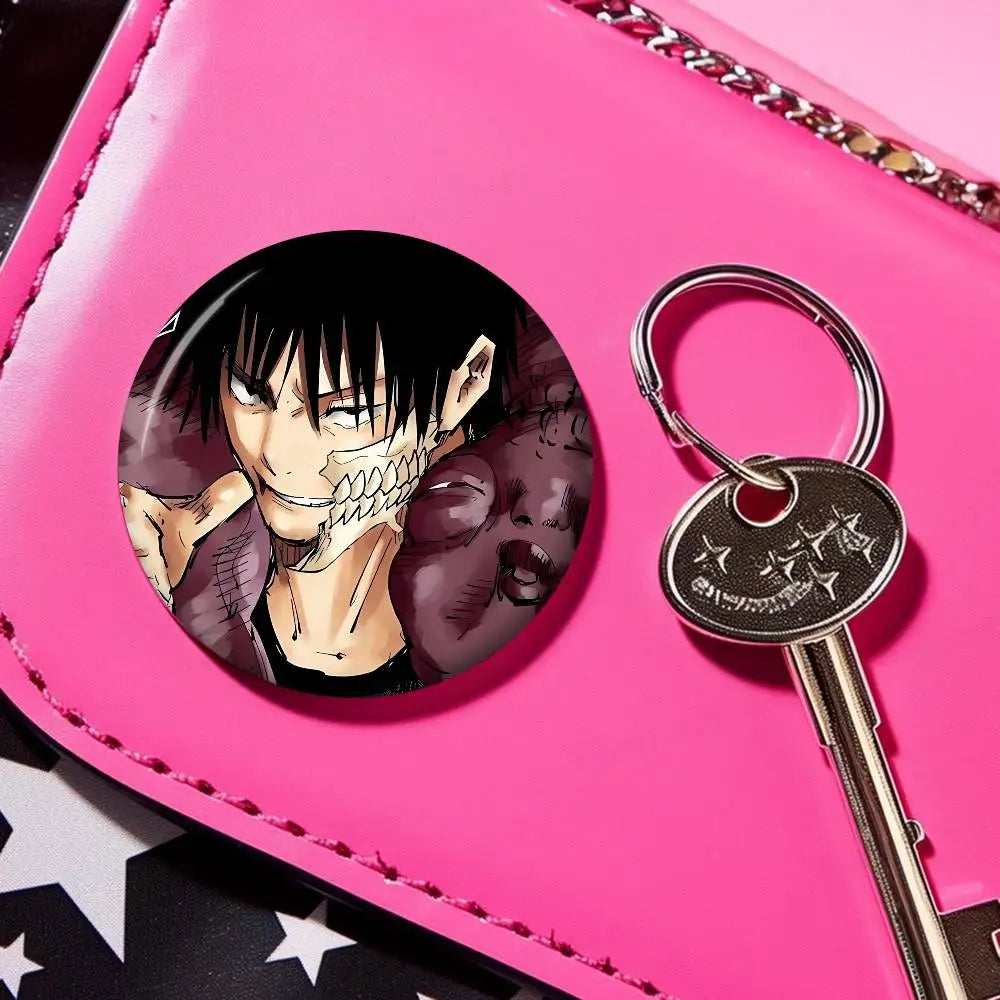 Anime Toji Fushiguro Photo Brooches Creative Round Badge Gifts Pins 32/44/58mm