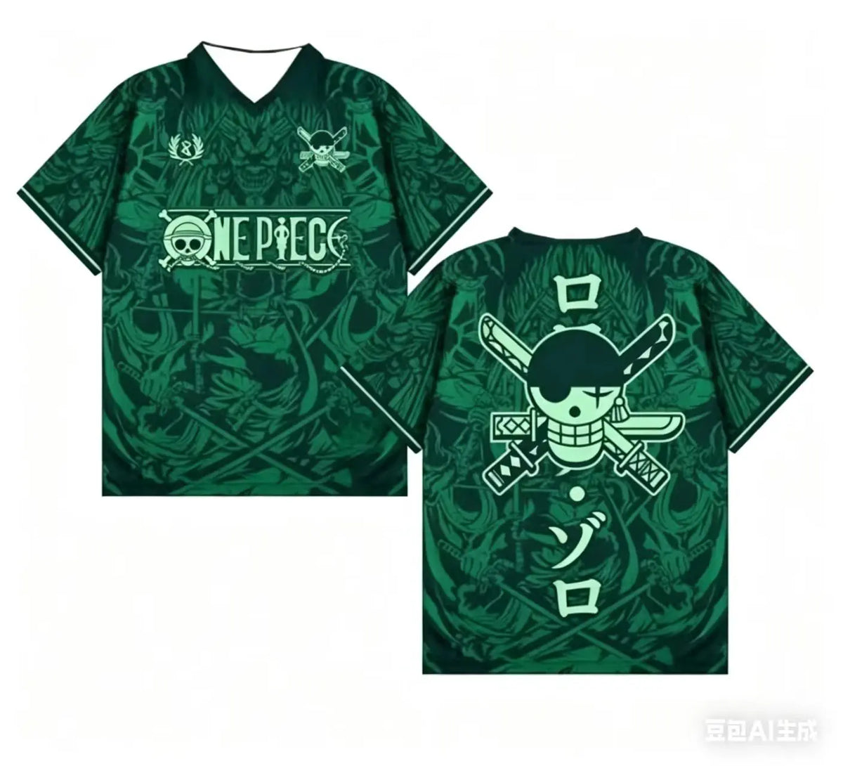 One Piece Luffy Baseball Jersey