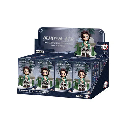 POP MART DEMON SLAYER Unwavering Resolve Arc Series Block Flgures Genuine Blind Box Doll Mystery Box Original Toys Gift