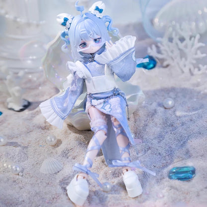 In Stock Minty Ocean Gem Series 1/8bjd Blind Box Movable Joint Doll Mystery Box Kawaii Action Anime Figure surprise Toy Gift