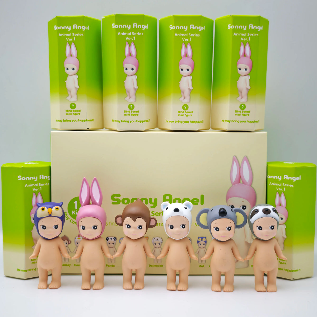 Cute Sonny Blind Box Toys Animal Series Ver.1 Anime Mini Action Figure Cute Doll Ornaments Collection Birthday Christmas Gifts