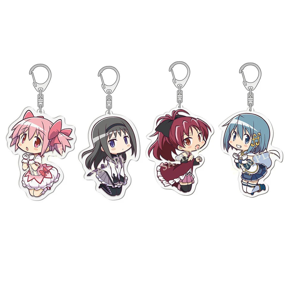 Puella Magi Madoka Magica Character Keychain