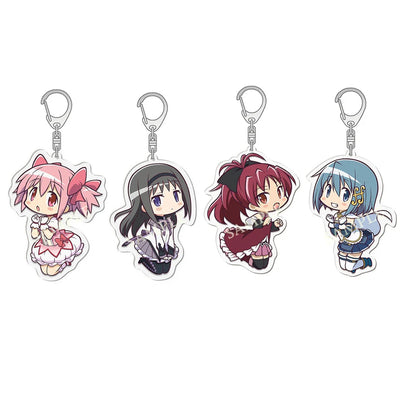 Puella Magi Madoka Magica Character Keychain