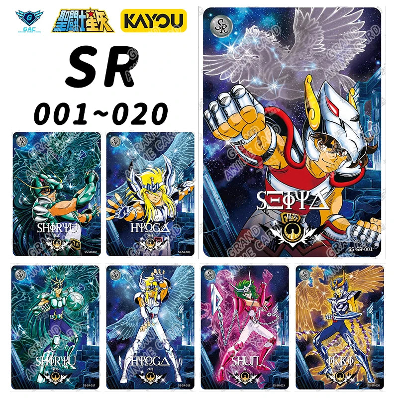 Kayou Saint Seiya Card Full Series Rare BP MR QR UR PR AR SSR SR R UTR Card Anime Collection Card Game Children's Toy Gift