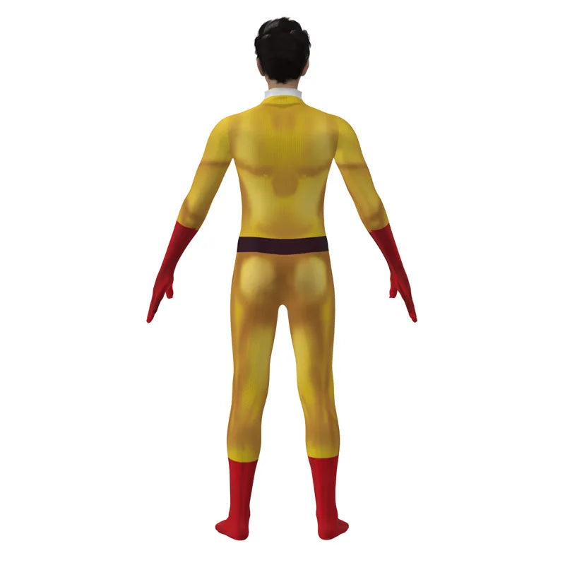 One Punch Man Saitama Bodysuit