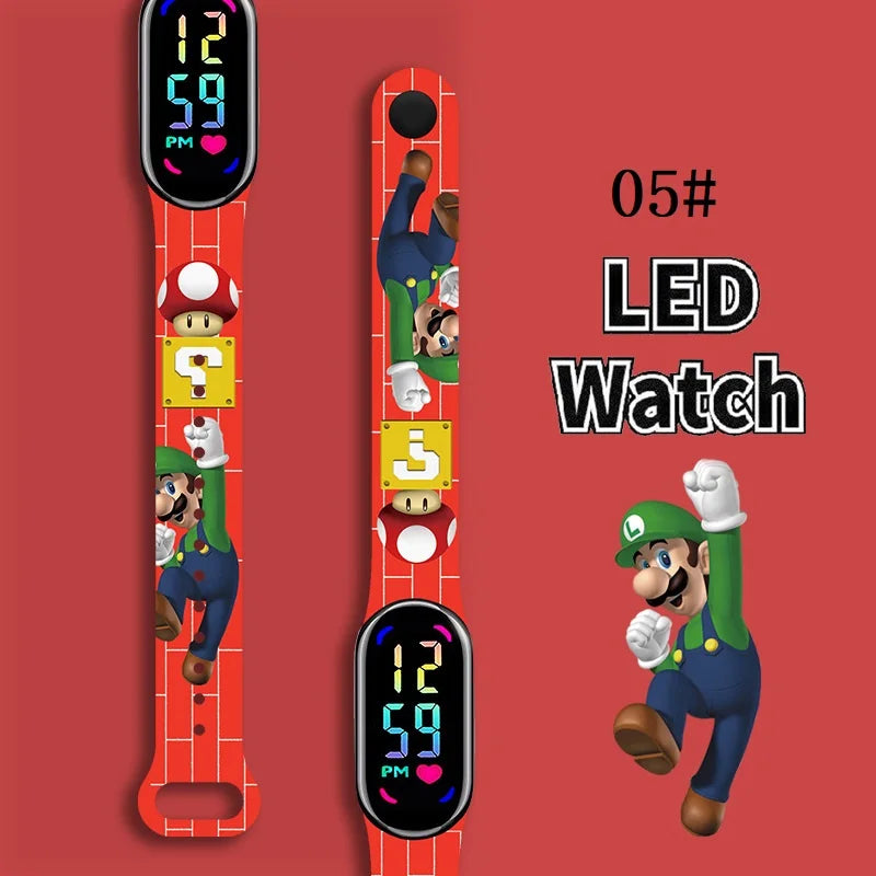 Kids LED Watch Touch Control Digital Silicone Strap