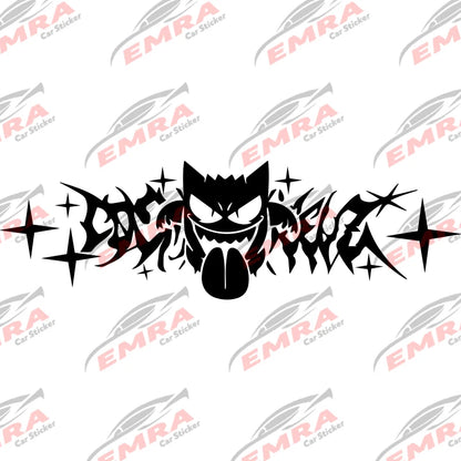 JDM Car Stickers for Cosmicwheelz Drift Stance Anime Sticker Dream Build Escape After The File Glass Decoration Vinyl Decals