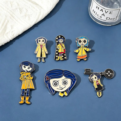 Horror Movie Ghost Mom Brooch