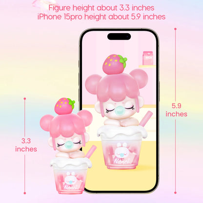 Rolife Nanci Blind Box BabyNanci Milk Tea Action Figure Collectible Doll Toys Surprise Figure Dolls for Kids Friends Adults