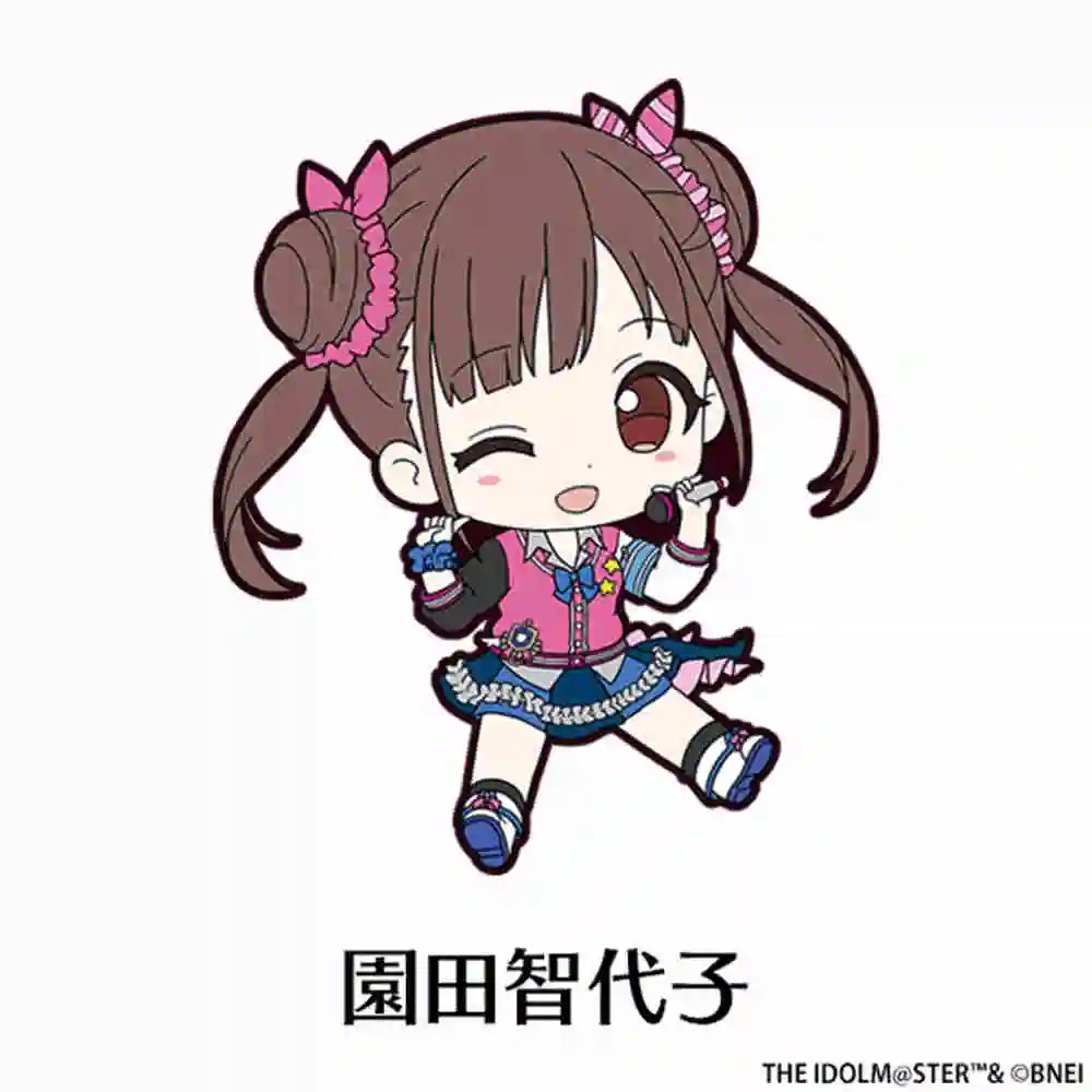 Anime Fans Gifts TTHE IDOLM@STER  Cute Kawaii HD Character Shimamura Uzuki Acrylic Keychain Decoration About 6cm