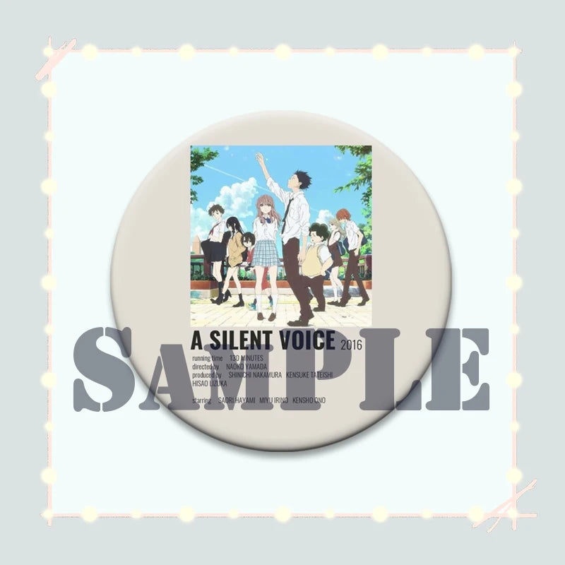 A Silent Voice Ishida Shouya Button Pin